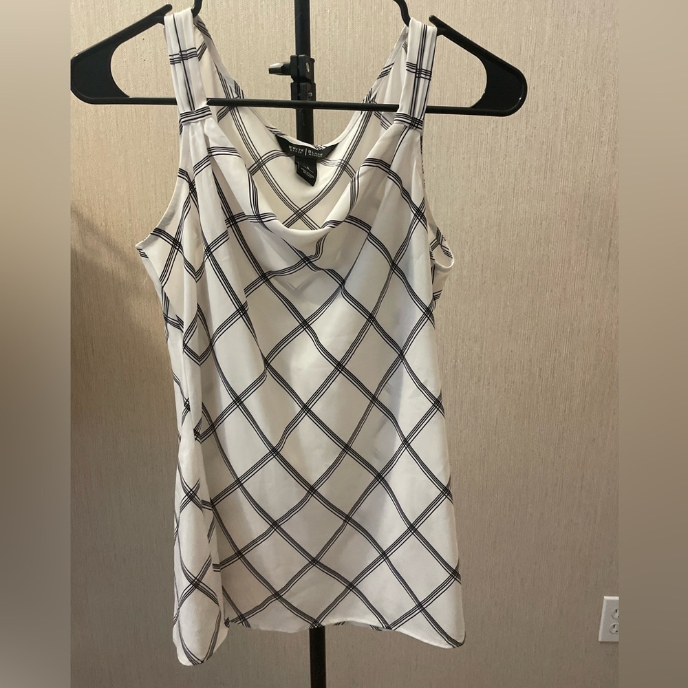 White House Black Market Stripe Blouse S